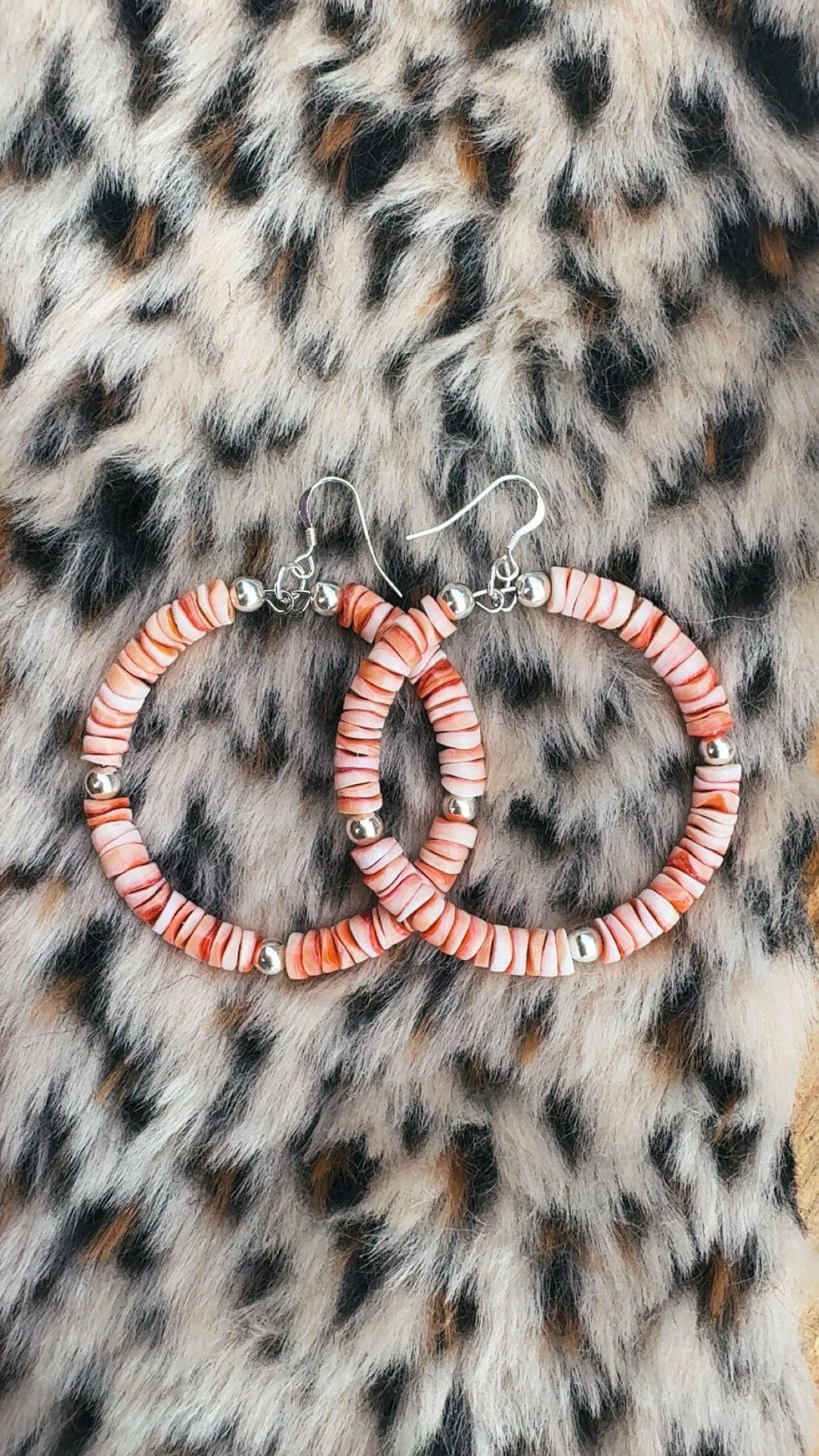 NATIVE MADE STERLING DROP: Navajo/Native Made & Strung 925 Pieces