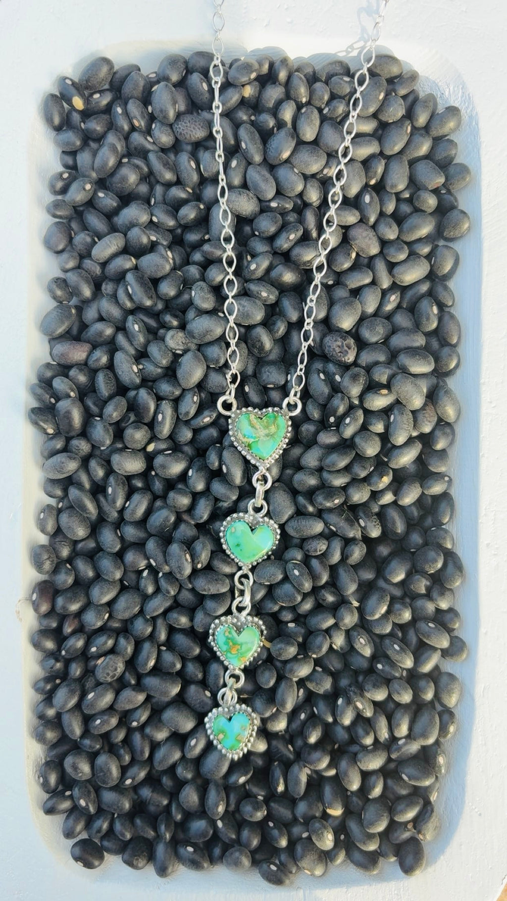 SONORAN HEARTS DROP: Sterling Silver 925 Sonoran Gold Pieces