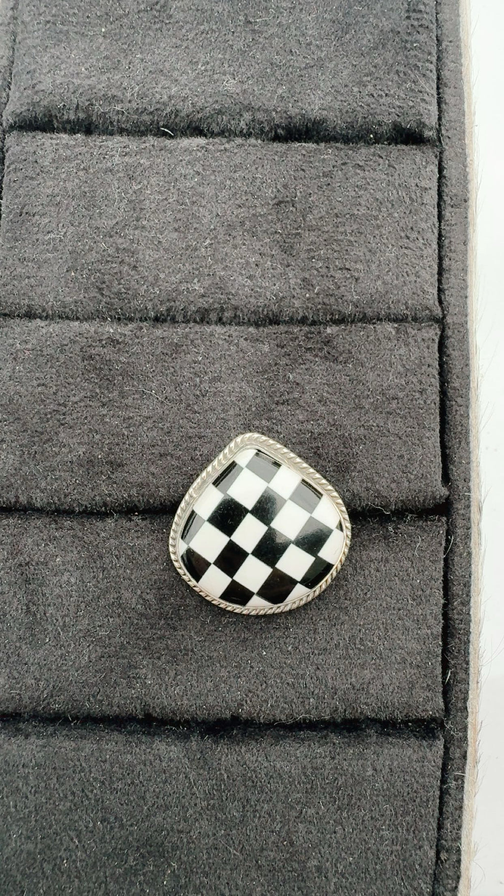CHECK ONYX & TURQ DROP: Sterling Silver 925 Plated & Solid Pieces