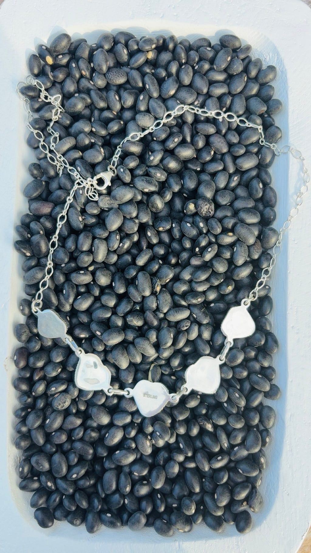 SONORAN HEARTS DROP: Sterling Silver 925 Sonoran Gold Pieces