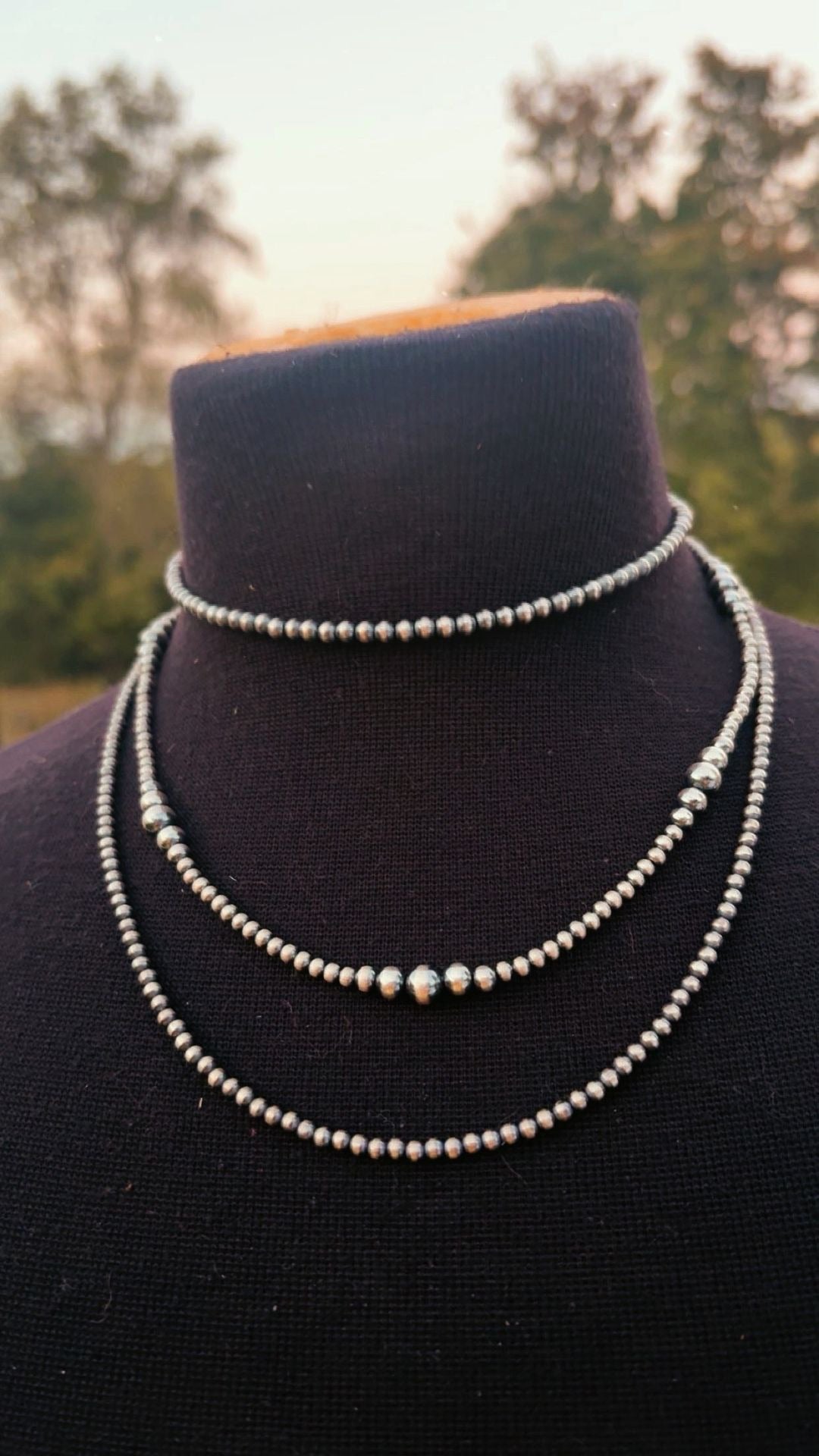 MINI PEARL DROP: Sterling Silver 925 Desert Pearls