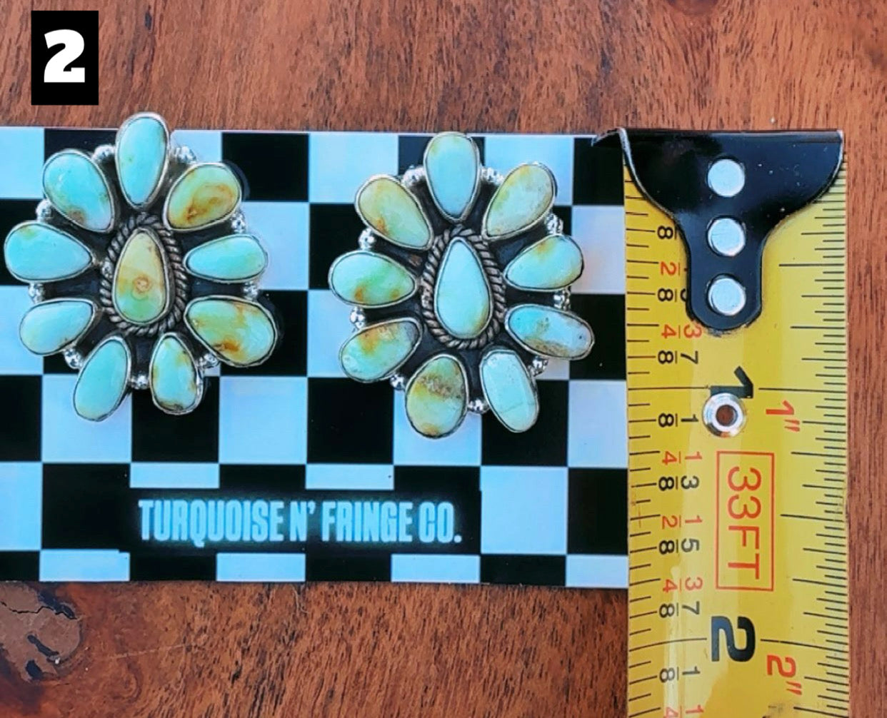 Palomino Full Cluster Sterling Silver Studs