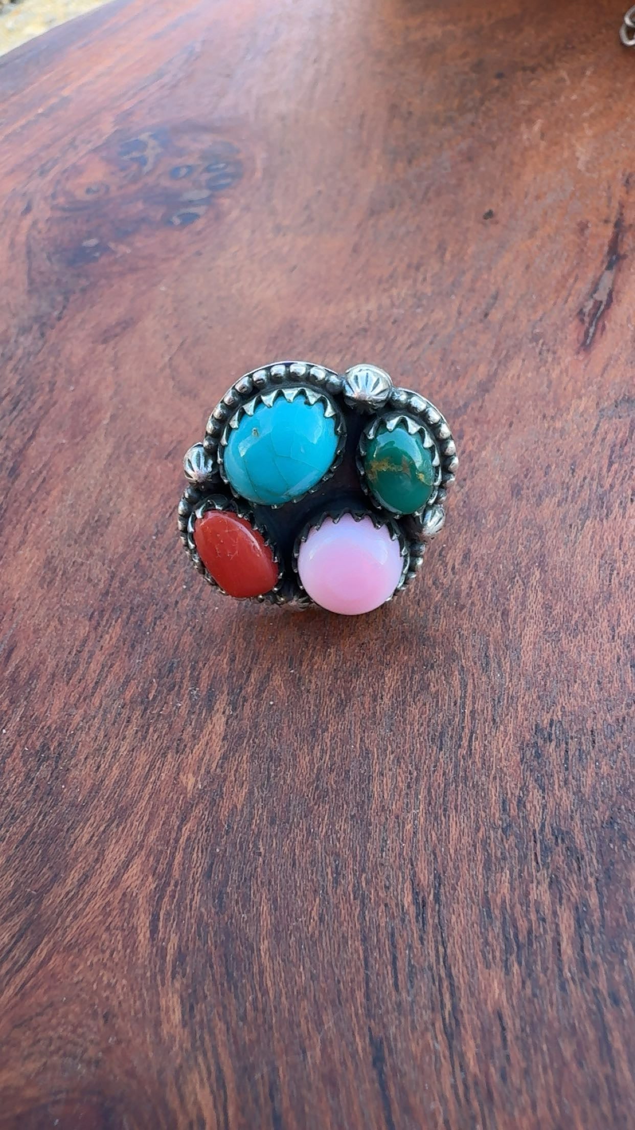 PINK, BLUES & GREENS DROP: Sterling Silver 925 Pieces