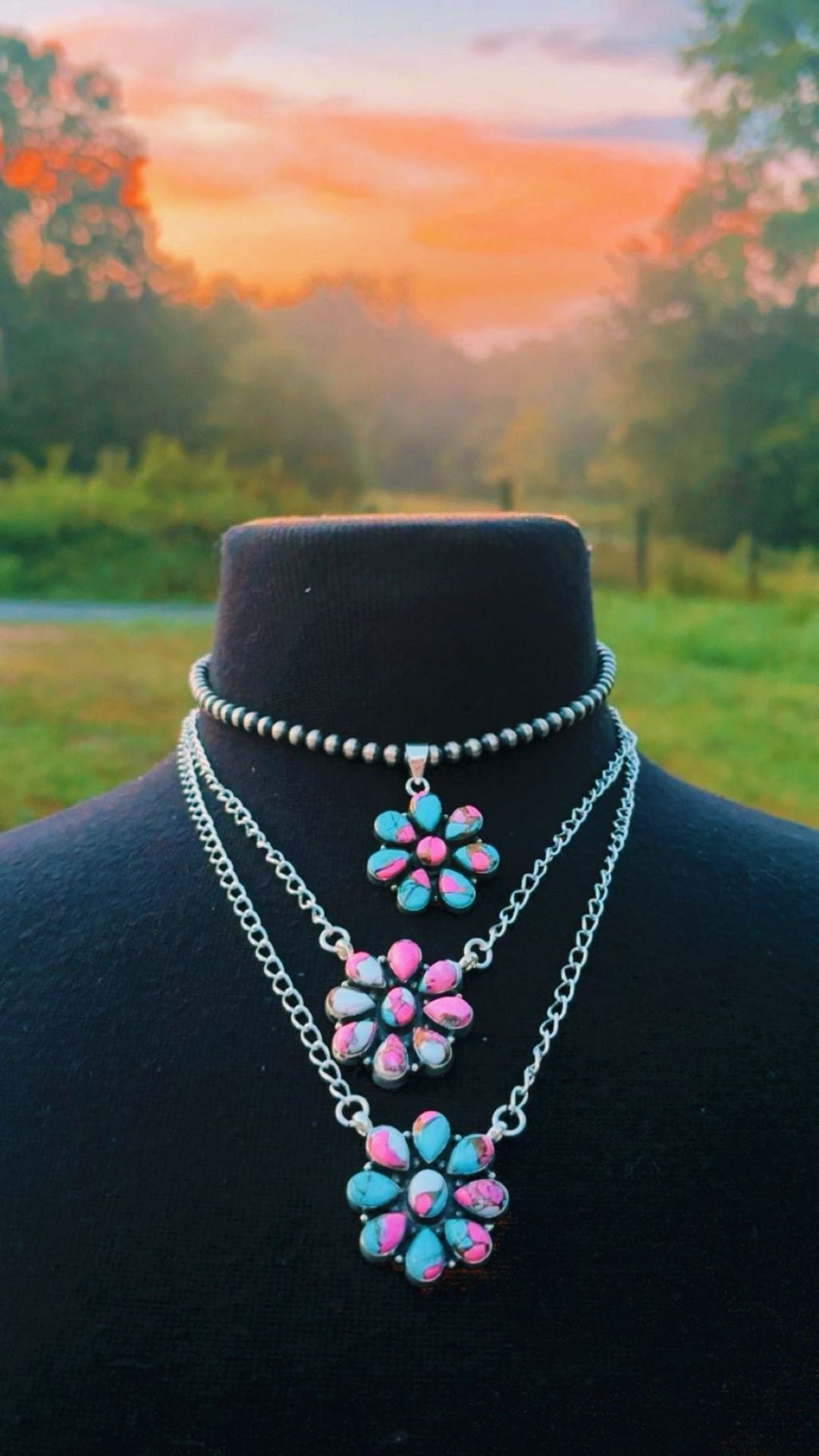 COTTON CANDY CLUSTERS: Sterling Plated 925 Pieces! 1-1.2”