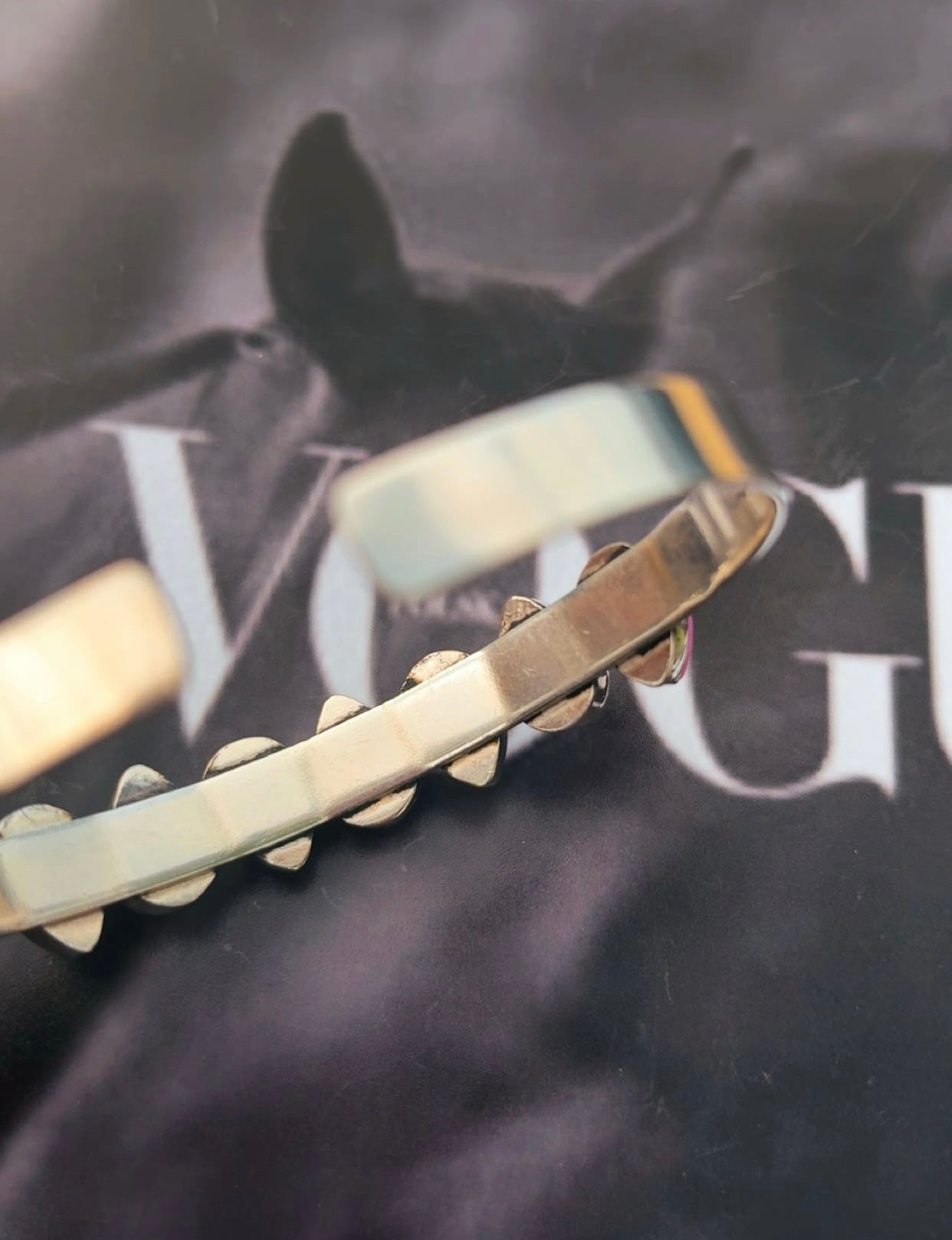 STERLING PLATED STACKER CUFFS: 925 Plated 7 Stone Cuffs (Kingman/White Buffalo/Cotton Candy Turquoise)