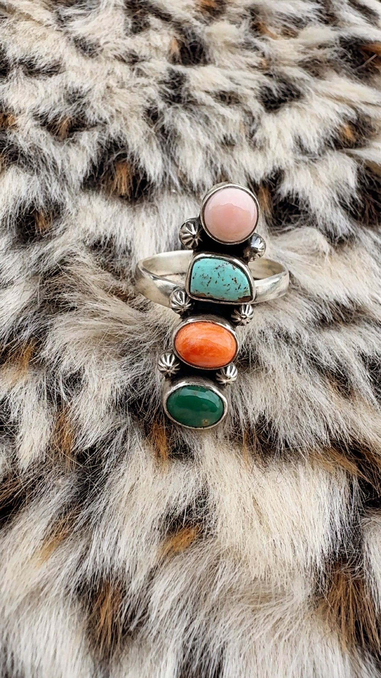 COLORFUL COWGIRL DROP: Sterling Silver 925 Pices