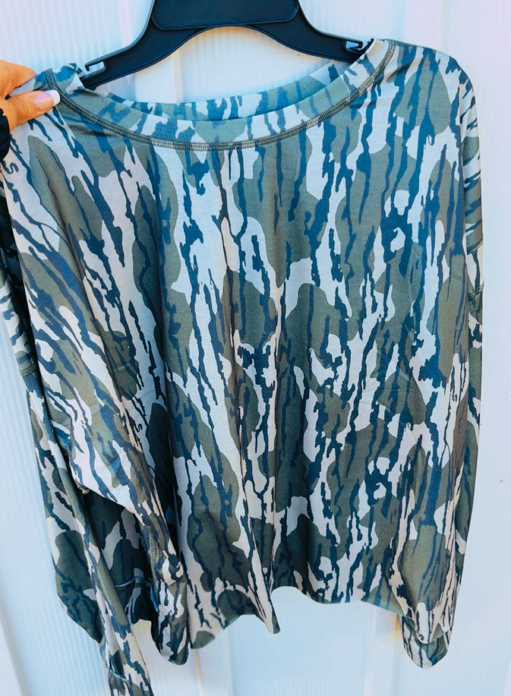 Bottomland Camo Backless top