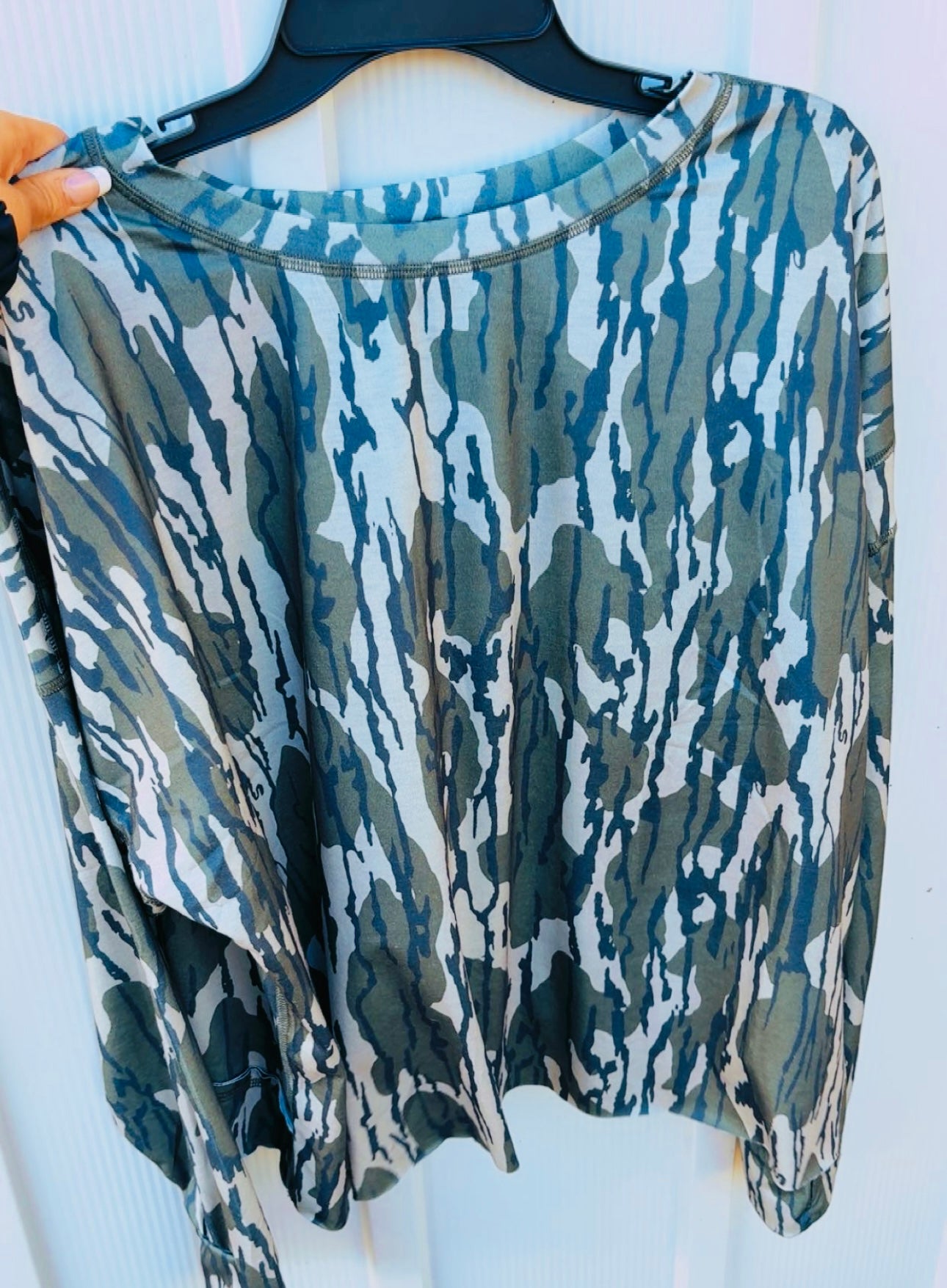 Bottomland Camo Backless top