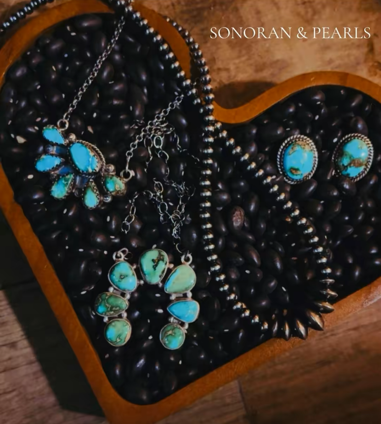 SONORAN & PEARLS: Mini Drop Sterling Silver Pieces