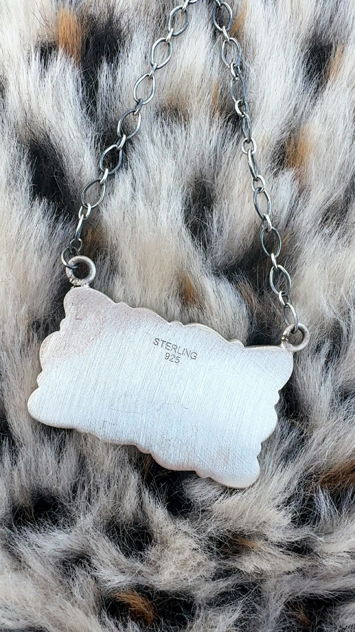 Multi Stone Bar Necklaces: Ft. Sonoran, Paloma, Golden Hills & Blue Ridge (Sterling Silver)              1 3/8” by 3/4” (20” adj. chain)