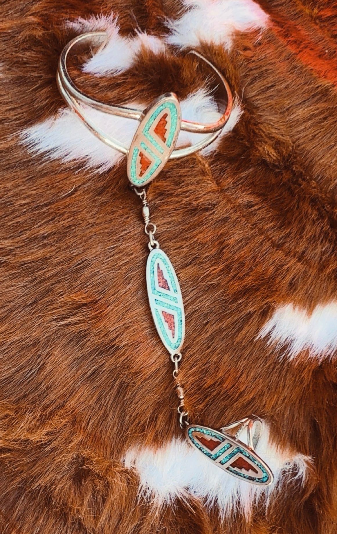 NATIVE MADE DROP (NAVAJO ARTISTS): Sterling Silver 925 Pieces