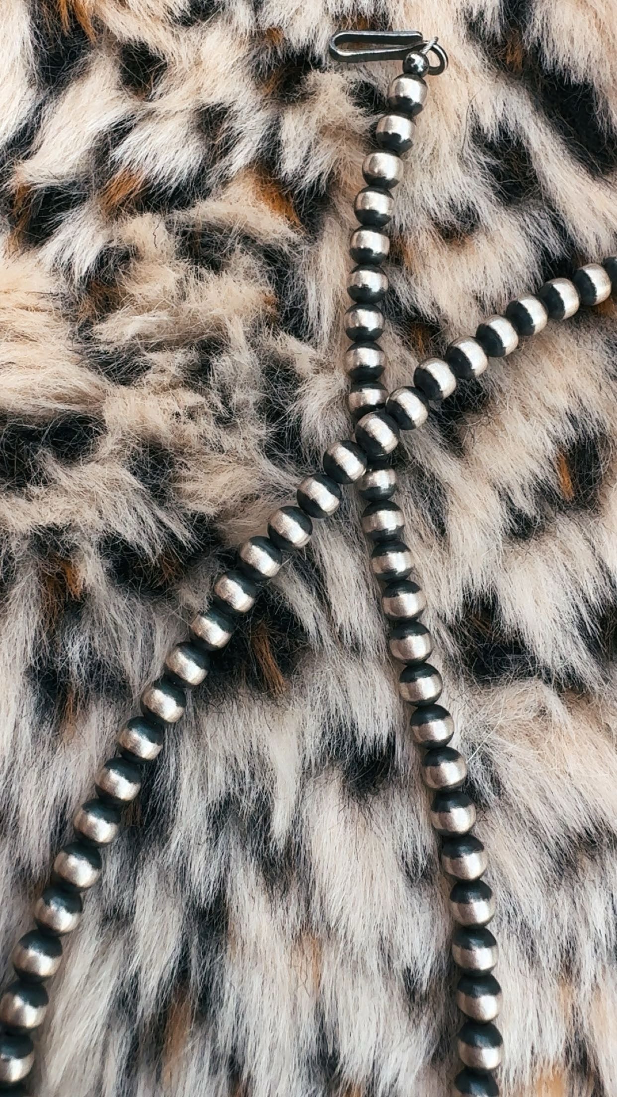 NATIVE MADE STERLING DROP: Navajo/Native Made & Strung 925 Pieces