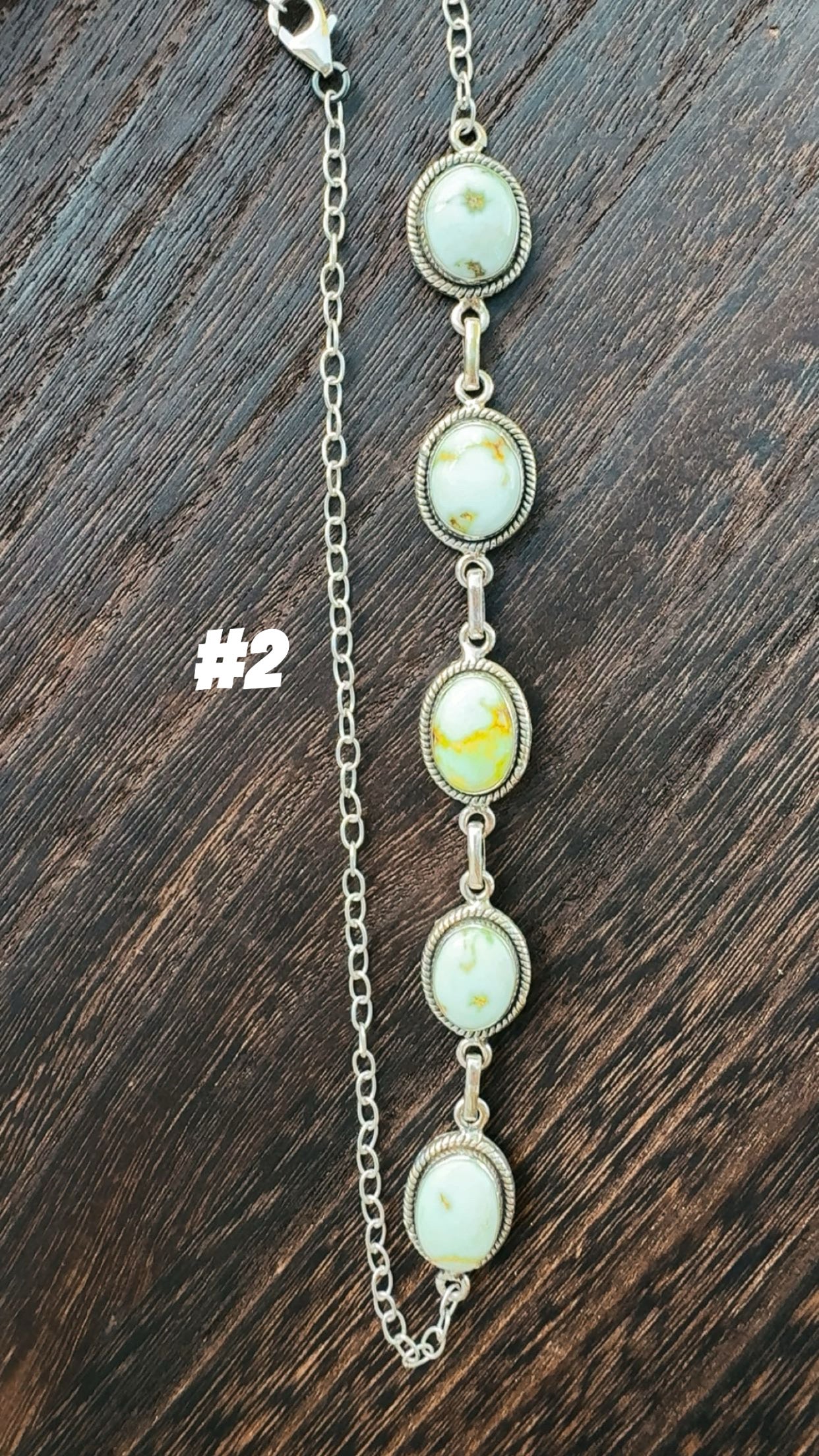PALOMINO ADJUSTABLE CHOKER NECKLACES: Sterling Silver 925 Stamped Chokers 3/4” stones & 14-20” chain