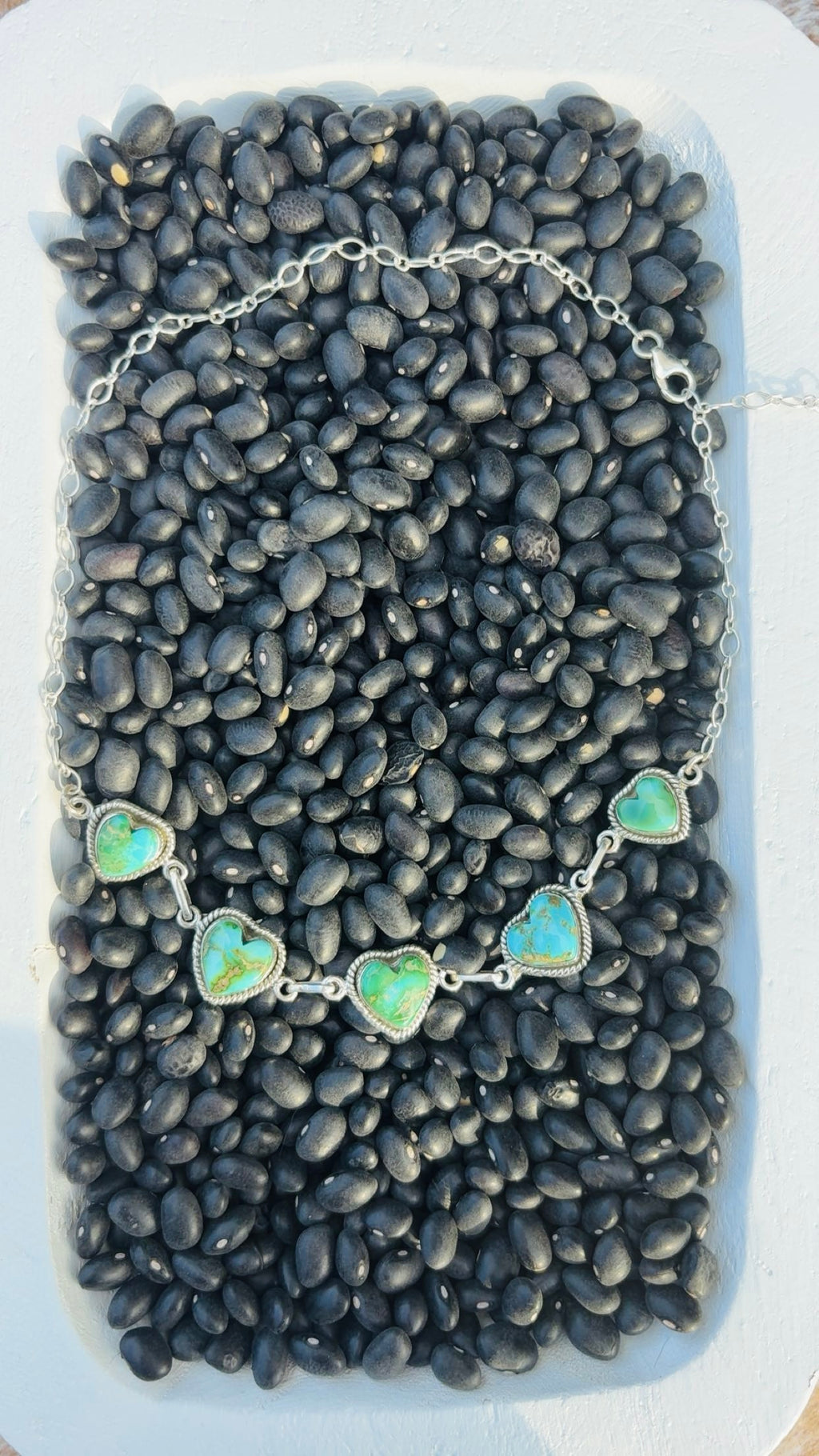 SONORAN HEARTS DROP: Sterling Silver 925 Sonoran Gold Pieces