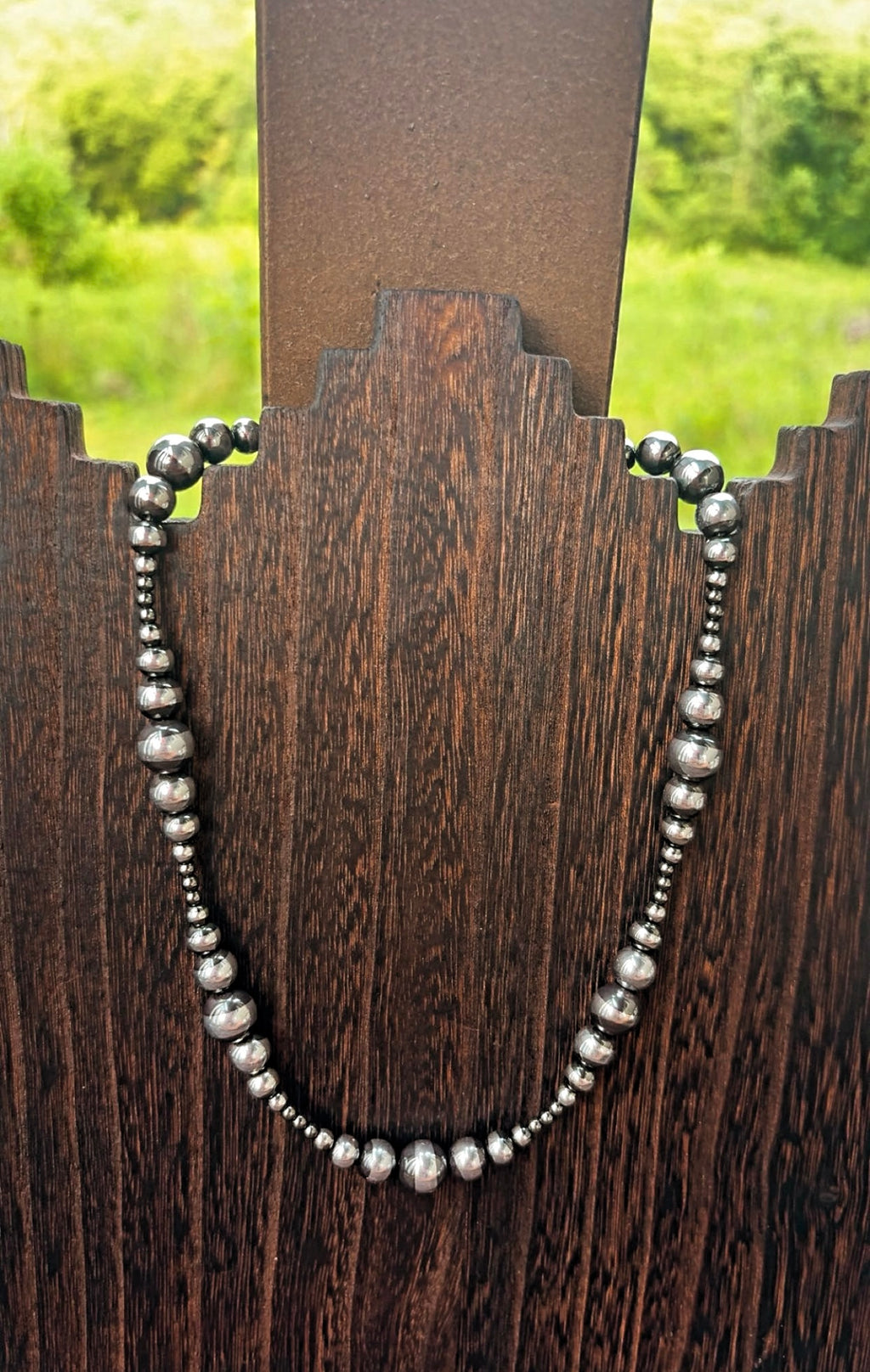 “THE CHEYENNE” 4-10mm Graduated Hematite Pearls (non tarnish & hypoallergenic) **1.5 week biz day TAT to be strung!