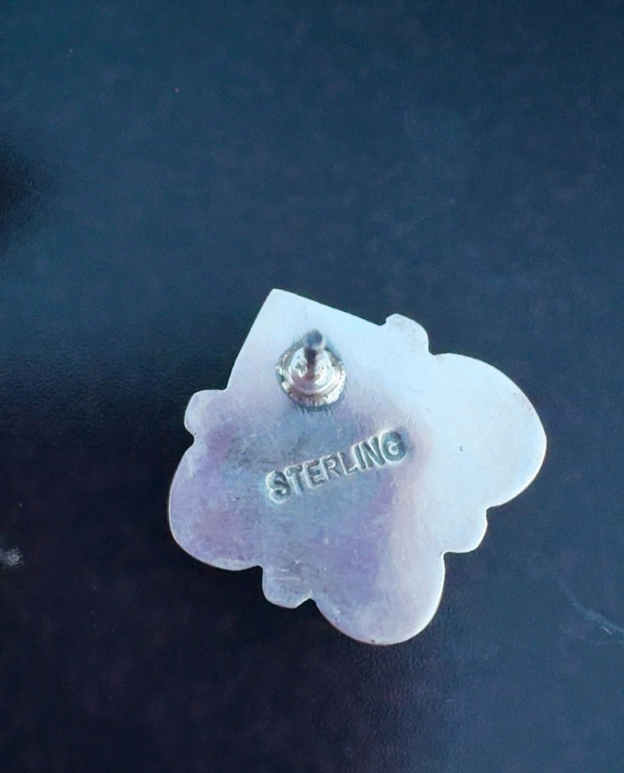 MULTI STONE CLUSTER STUDS: Solid Sterling Silver 925 Stamped 3/4”(Orange Spiny, Kingman, Pink Conch & Purple Spiny)