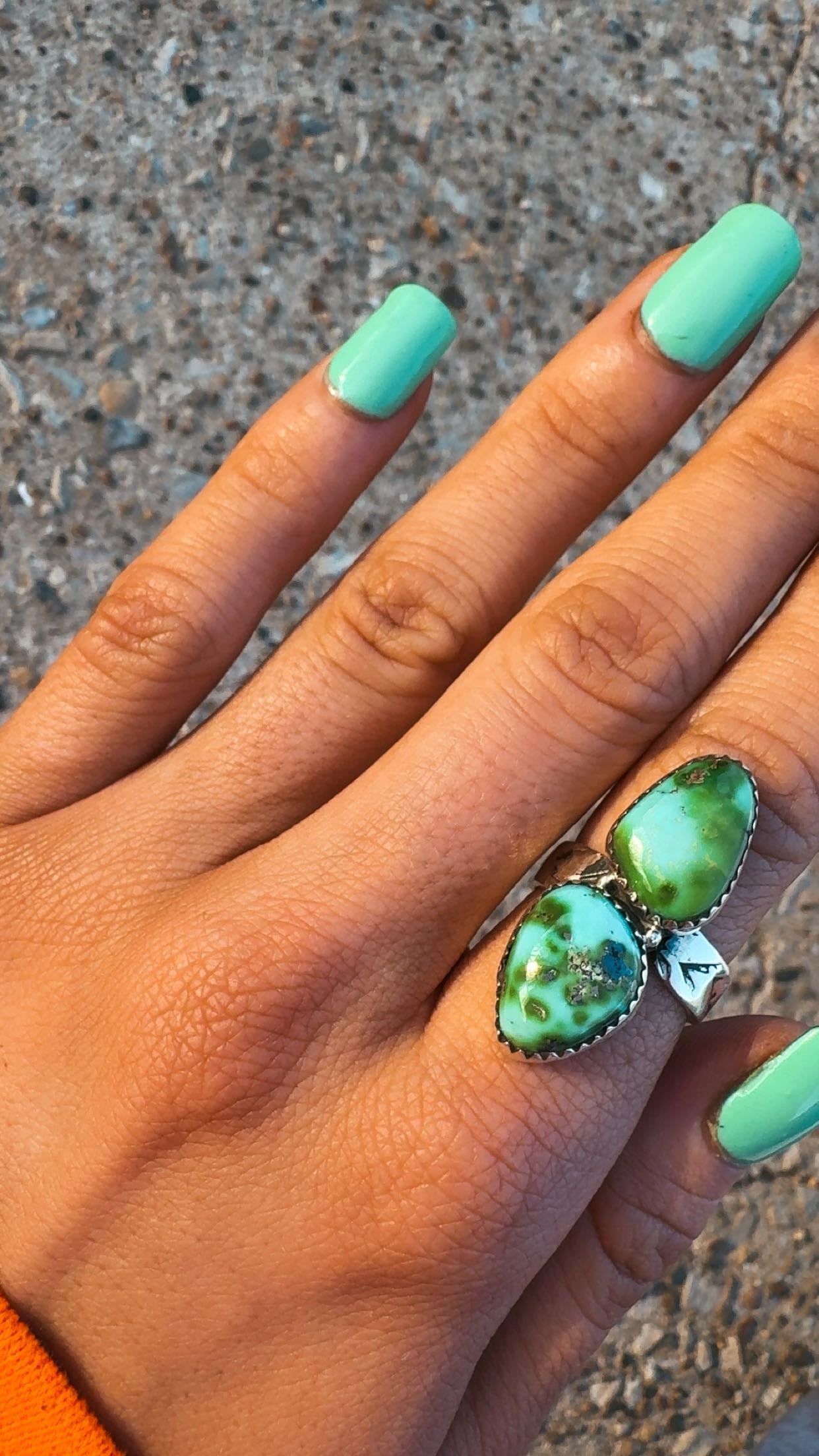 PINK, BLUES & GREENS DROP: Sterling Silver 925 Pieces