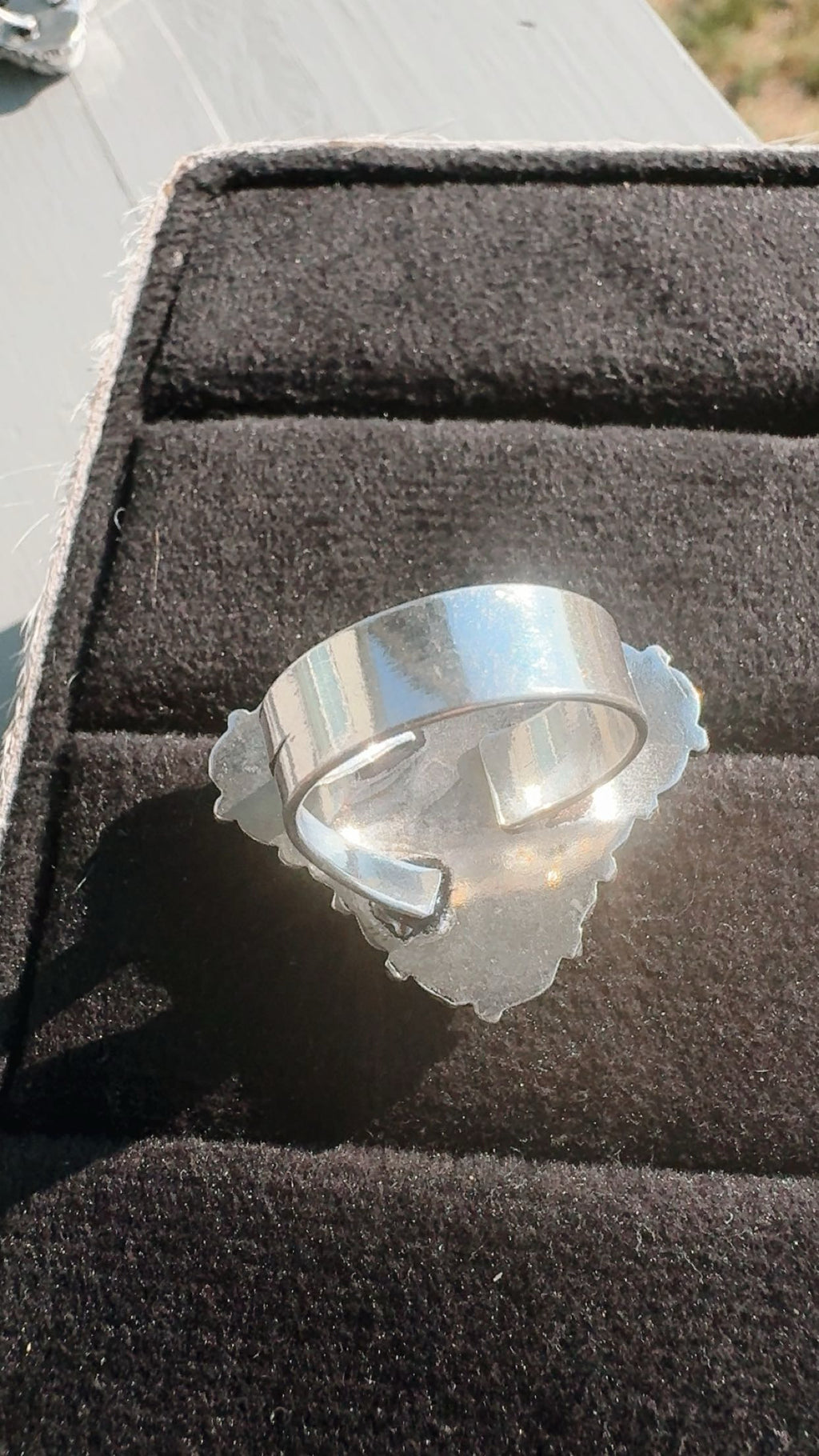 COW HEAD DROP: Kingman & White Buffalo Sterling Silver/Plated 925 Pieces