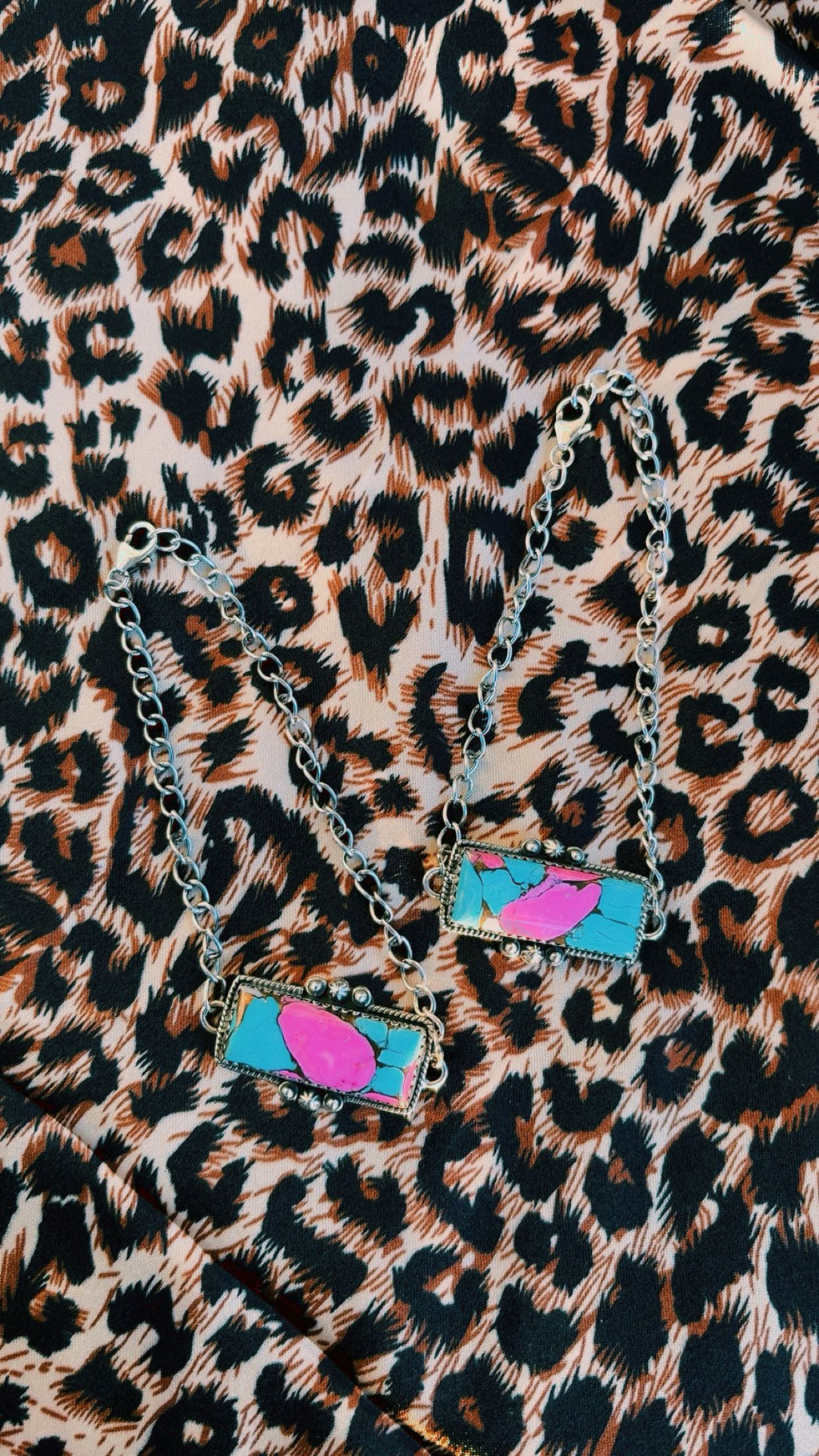 Cotton Candy Turquoise: Bar Bracelets 925 Sterling Silver (8” adjustable & 1 1/4” stone)