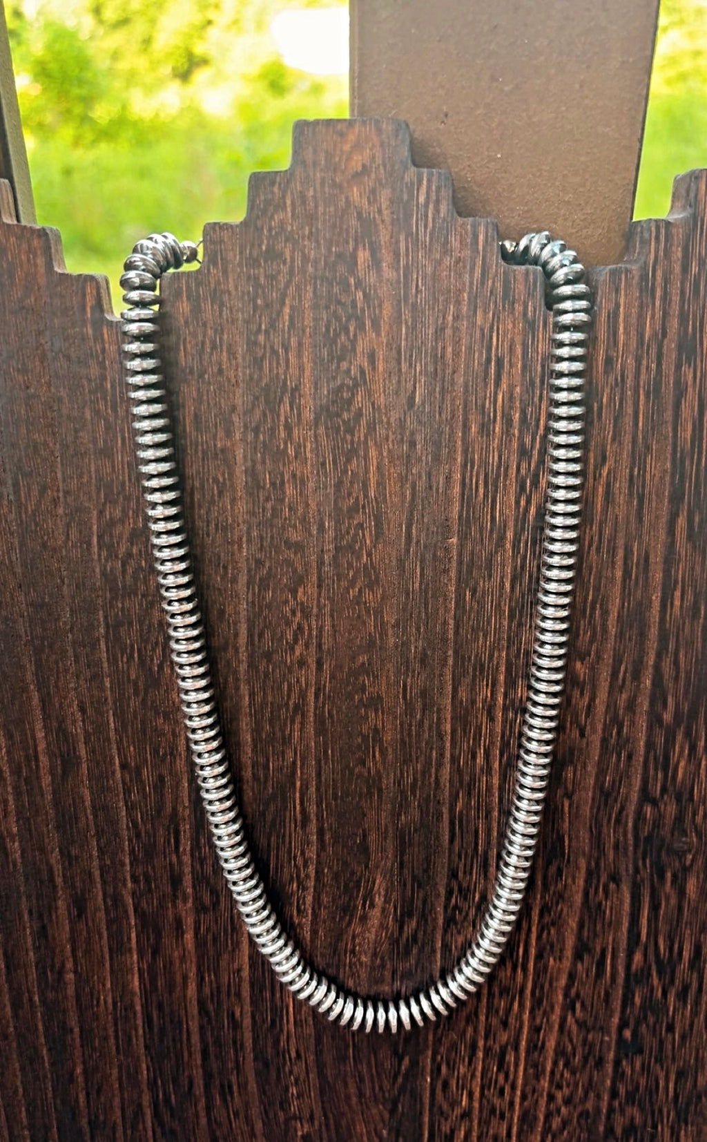 “THE SAGUARO” 7mm Hematite Saucer Pearls (non tarnish & hypoallergenic) **1.5 week biz day TAT to be strung!