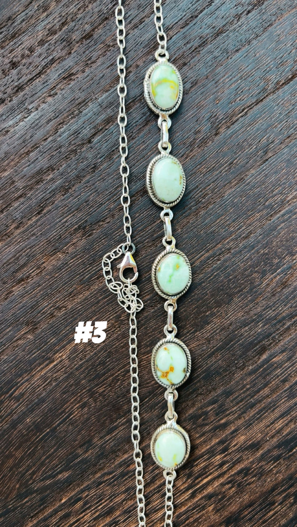 PALOMINO ADJUSTABLE CHOKER NECKLACES: Sterling Silver 925 Stamped Chokers 3/4” stones & 14-20” chain