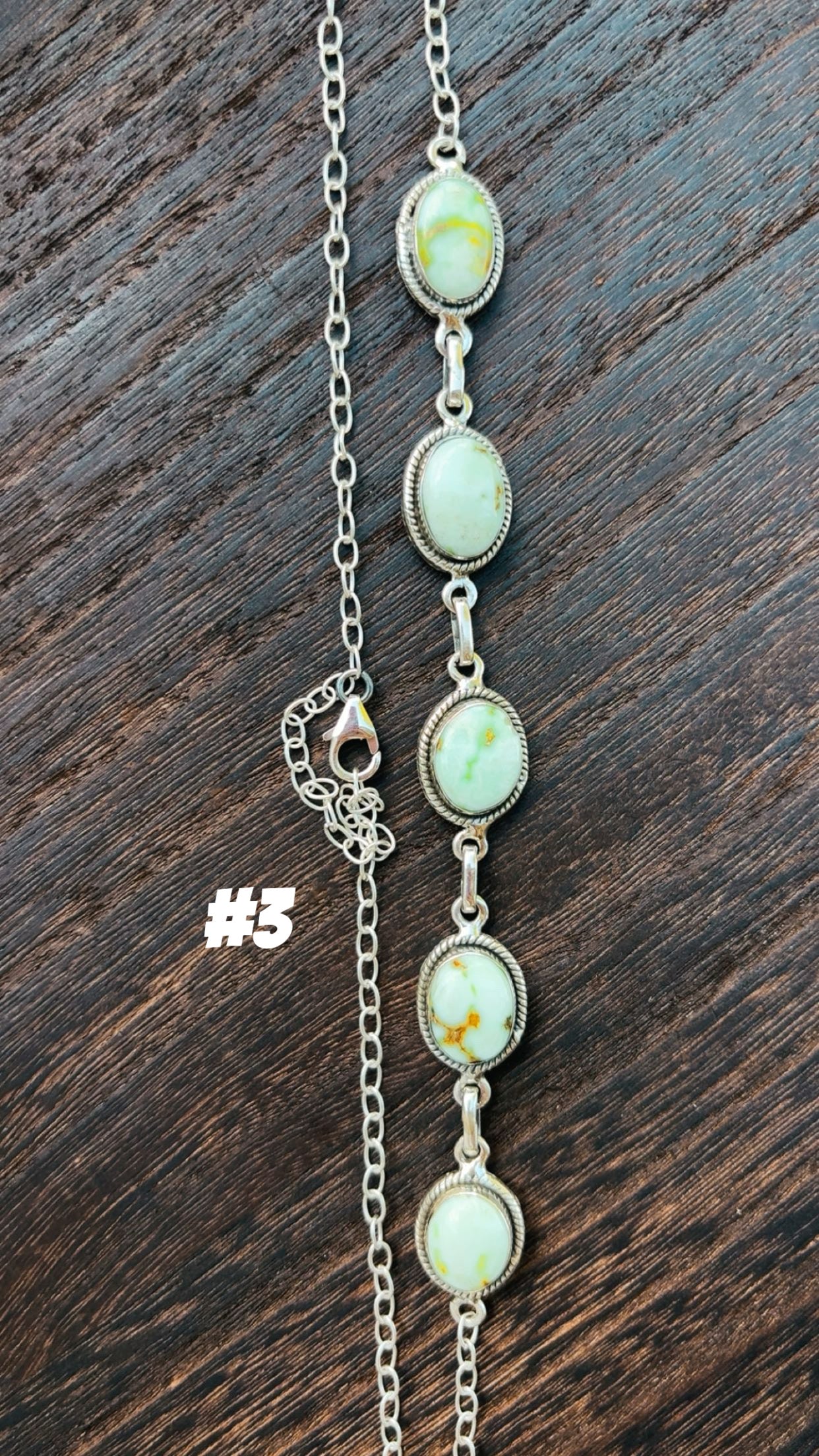 PALOMINO ADJUSTABLE CHOKER NECKLACES: Sterling Silver 925 Stamped Chokers 3/4” stones & 14-20” chain