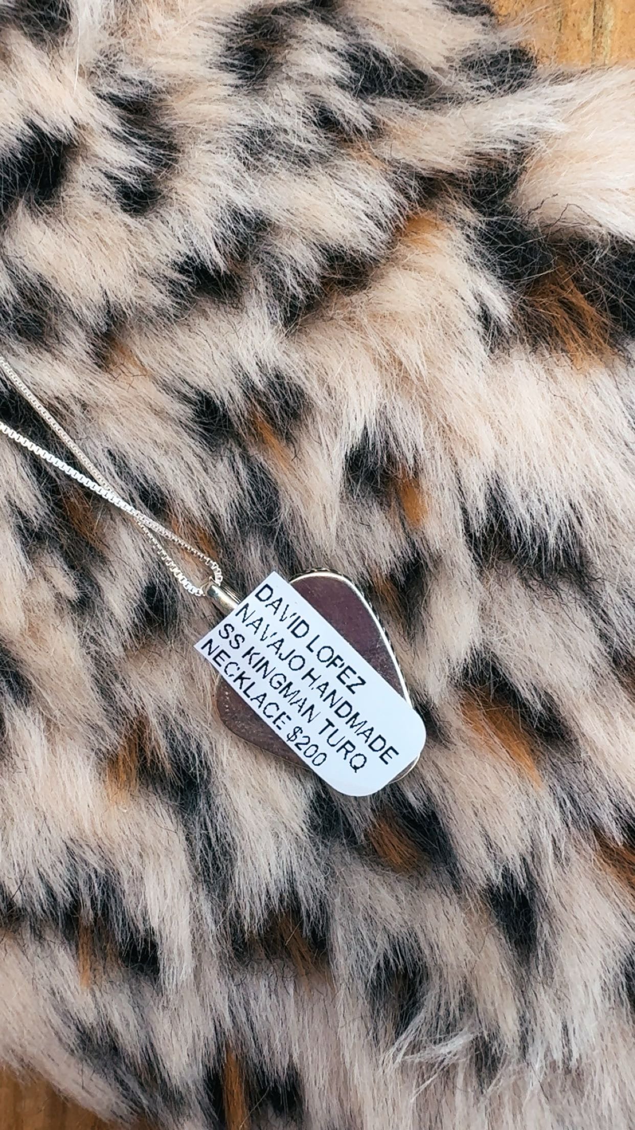 NATIVE MADE STERLING DROP: Navajo/Native Made & Strung 925 Pieces