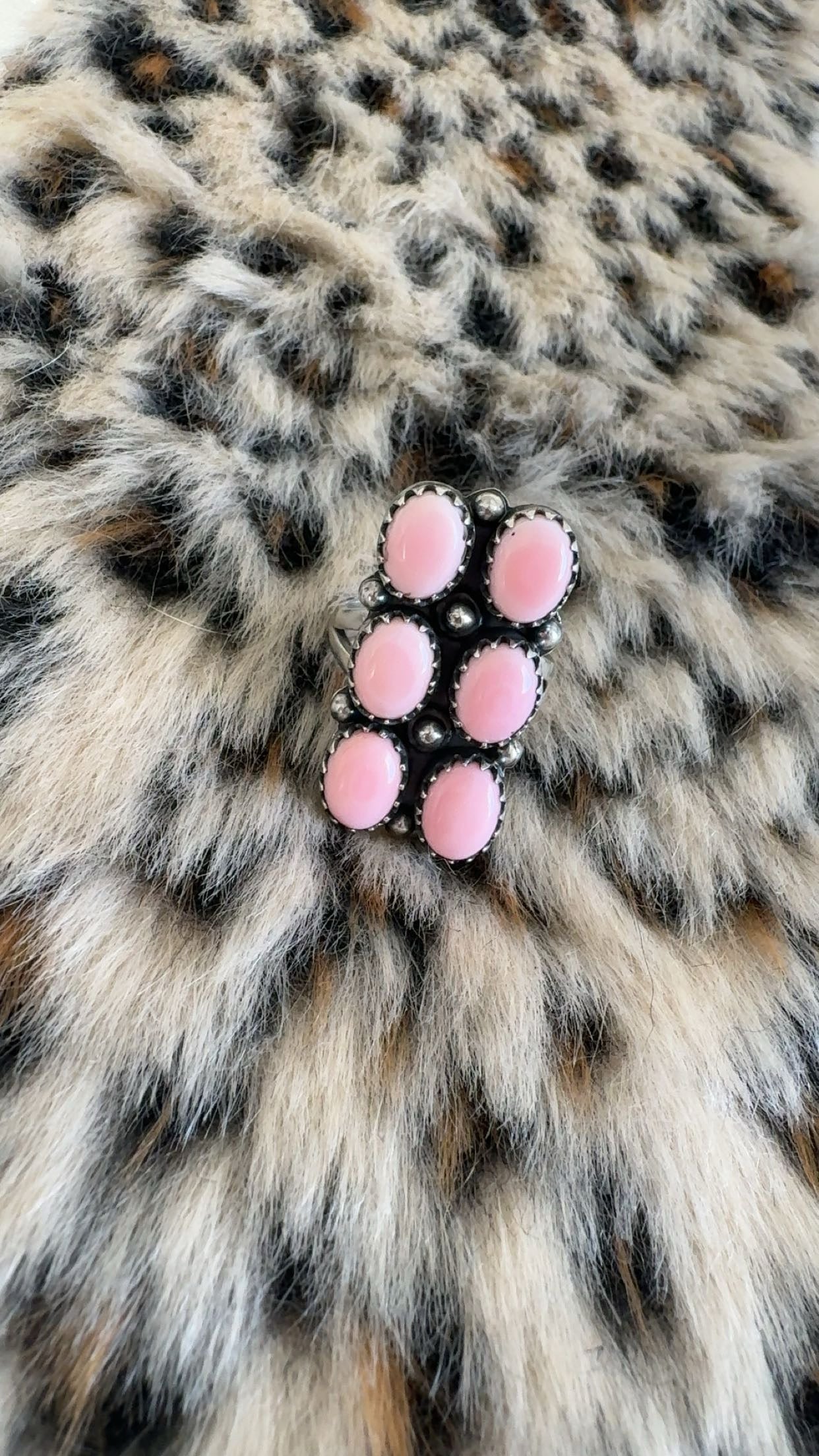 Pink Conch Mini Drop: Sterling Silver 925 Pieces