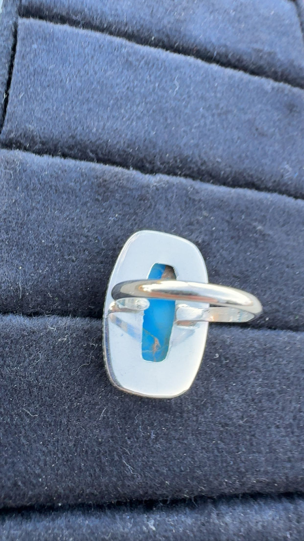 ICE BLUE DAHLIA/PEACOCK DAHLIA DROP: Dyed Kingman Sterling Silver Pieces