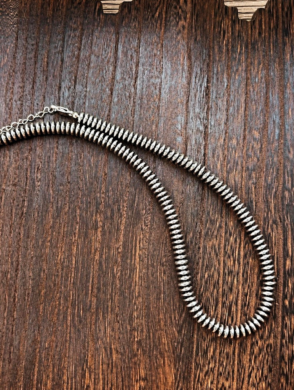 “THE SAGUARO” 7mm Hematite Saucer Pearls (non tarnish & hypoallergenic) **1.5 week biz day TAT to be strung!