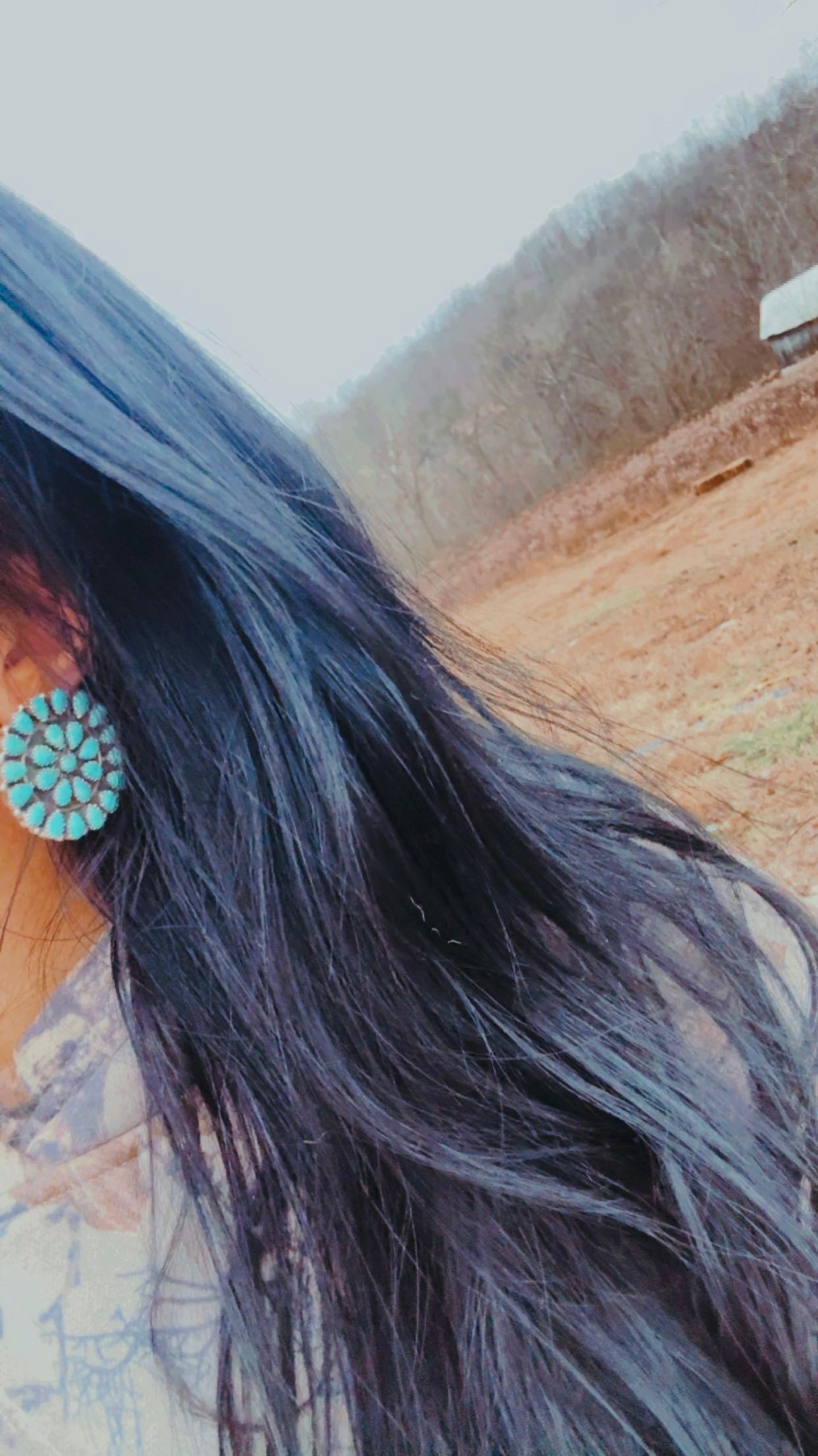 KINGMAN STATEMENT CLUSTER STUDS: Sterling Silver 925 1 3/8” Around (pre-order 2 weeks :)) range in color as pictured 😍
