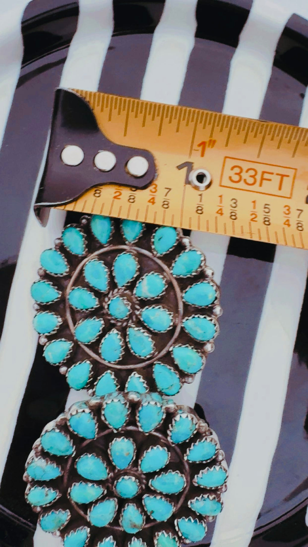 KINGMAN STATEMENT CLUSTER STUDS: Sterling Silver 925 1 3/8” Around (pre-order 2 weeks :)) range in color as pictured 😍