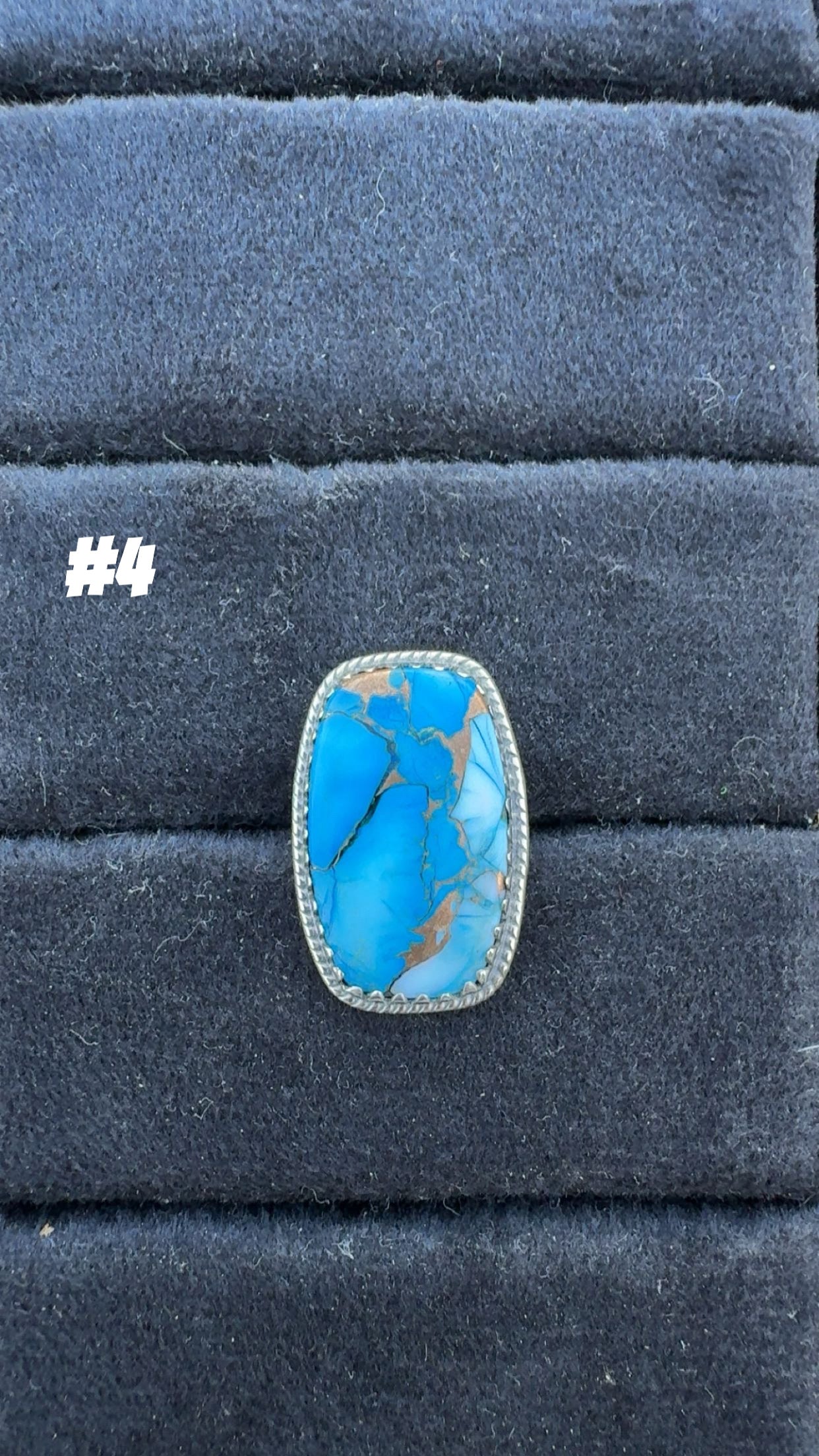 ICE BLUE DAHLIA/PEACOCK DAHLIA DROP: Dyed Kingman Sterling Silver Pieces