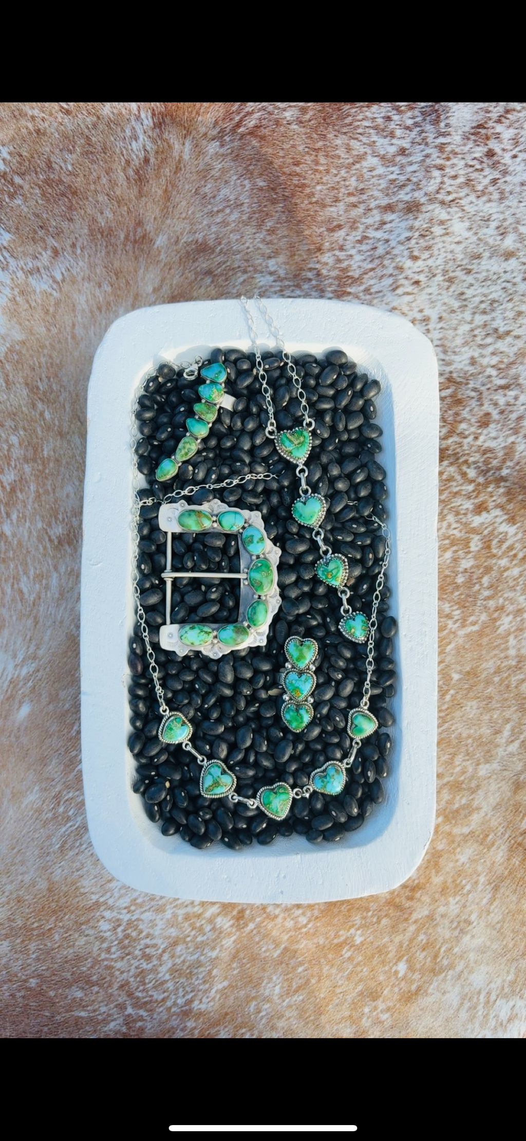 SONORAN HEARTS DROP: Sterling Silver 925 Sonoran Gold Pieces