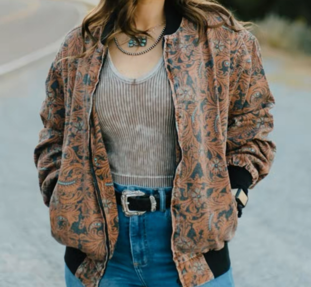 TOOLED IN TOWN 90’s BOMBER STYLE JACKET: Pre-Order