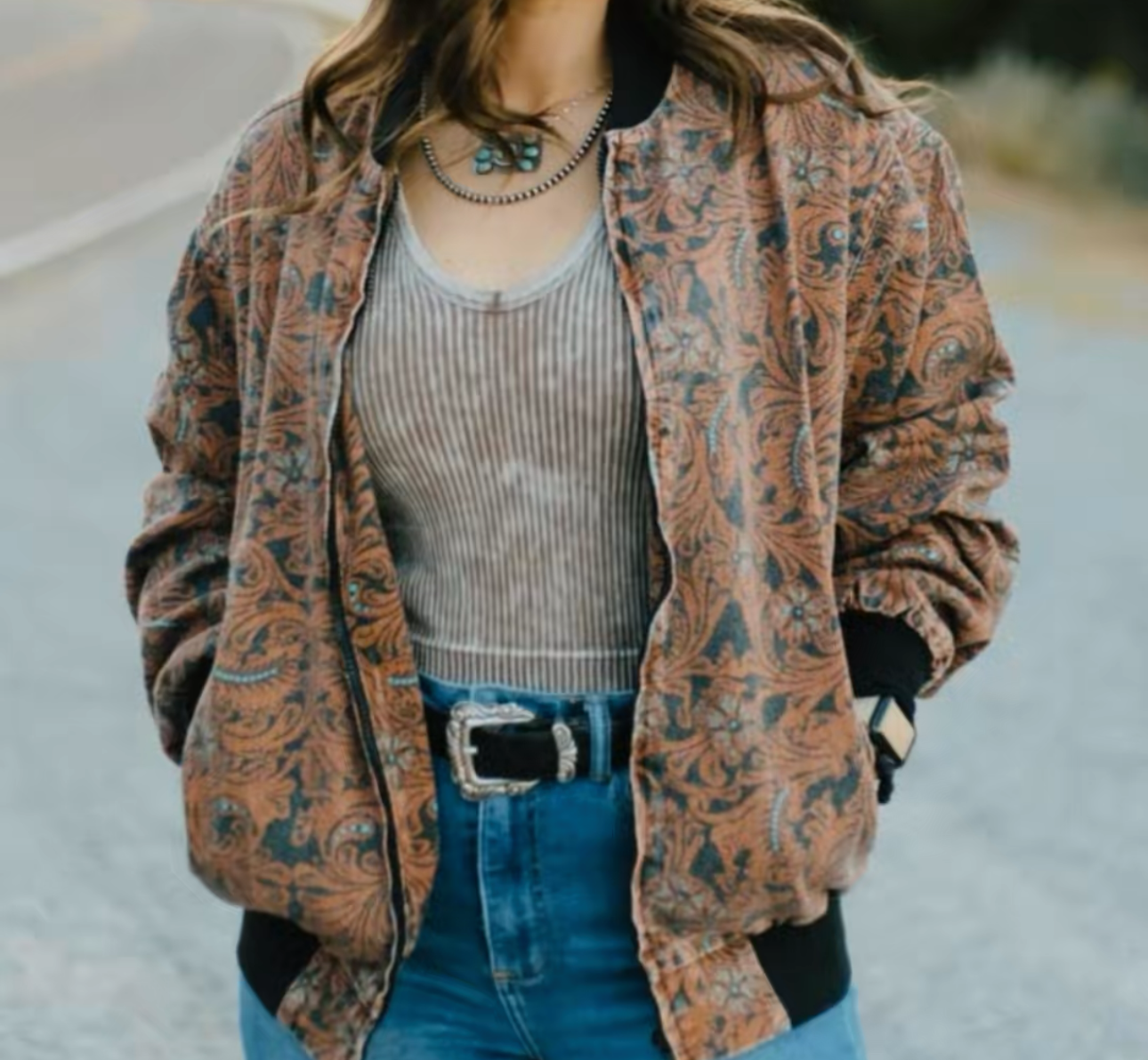 TOOLED IN TOWN 90’s BOMBER STYLE JACKET: Pre-Order