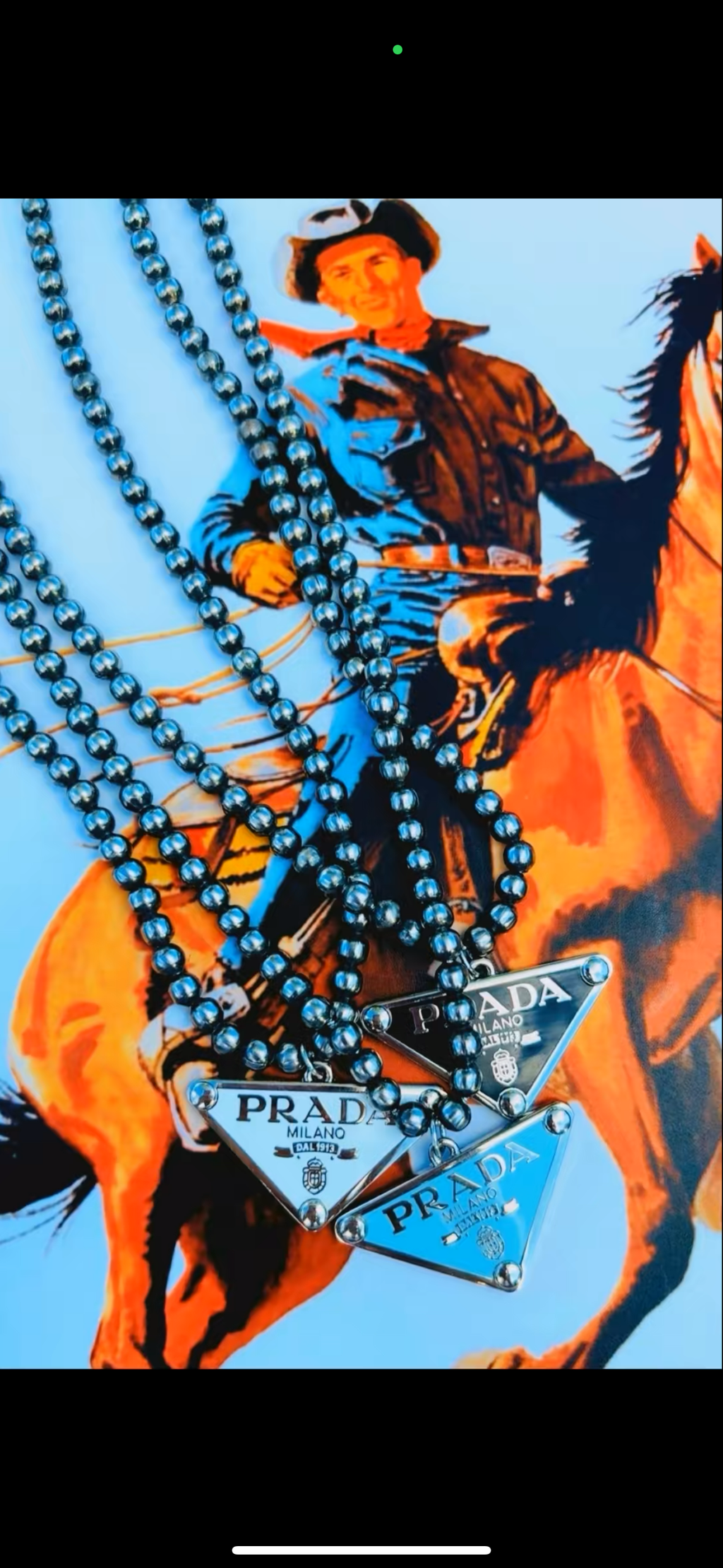BEST SELLING PRADA NAVAJO PEARL NECKLACE: German Silver 5mm Navajo Pearls 17” PRE ORDER